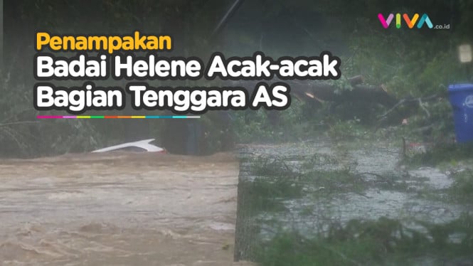 Badai Helene Hantam AS, 2 Tewas dan 400 Jalan Ditutup