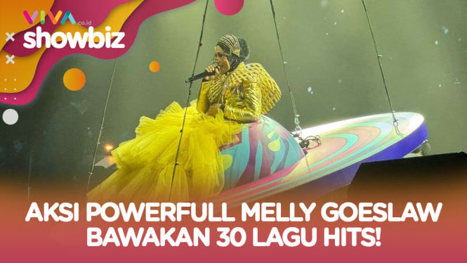 Penampilan Spektakuler Konser Melly Goeslaw