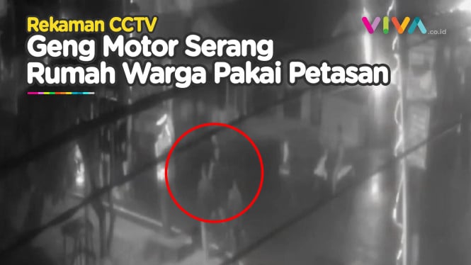 BIKIN RESAH! Detik-detik Warga Jambi Diteror Geng Motor