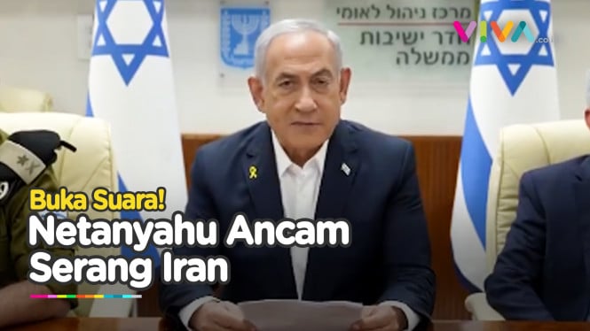 Tangan dan Suara Netanyahu Gemetar Ancam Serang Balik Iran