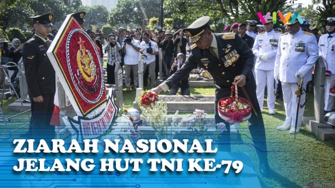 Jelang HUT TNI Ke-79, Panglima TNI Pimpin Upacara dan Ziarah