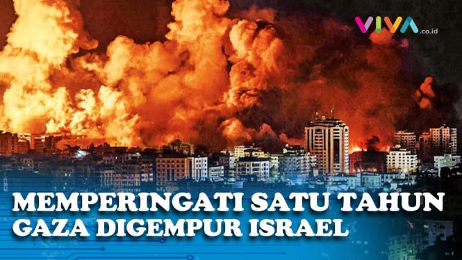 Puluhan Ribu Korban Tewas Usai Setahun Serangan Israel