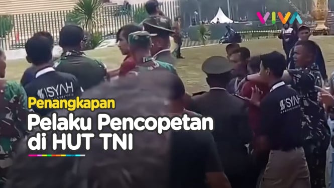 DETIK-DETIK Penangkapan Copet di HUT TNI, Begini Keadaanya S