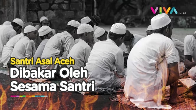 TRAGIS! Santri Dibakar di Pesantren Oleh Teman Sendiri