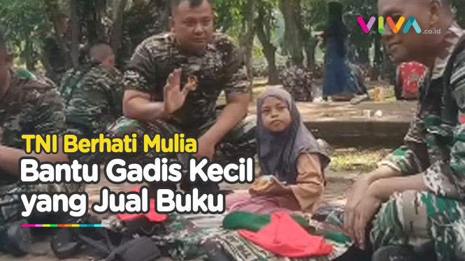 Torehkan Senyum, Aksi Mulia Prajurit TNI Bikin Haru