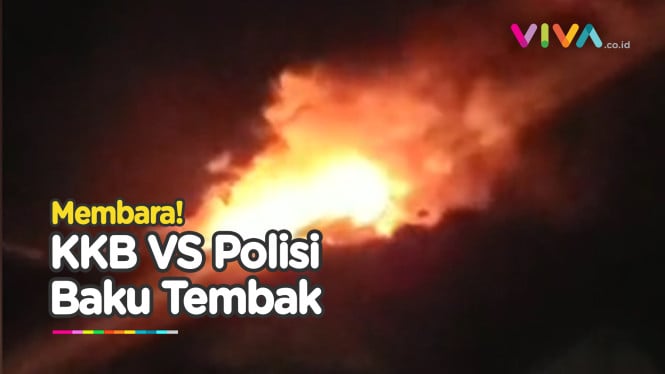 Papua Bak Neraka, Polisi Vs KKB Terlibat Baku Tembak