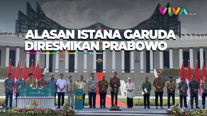 Jokowi Resmikan Istana Negara di IKN