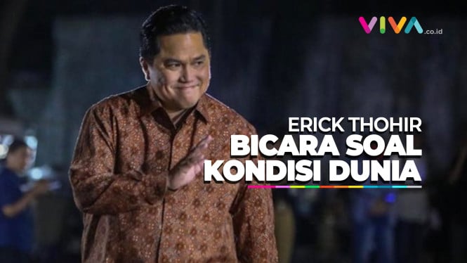 Bicara Situasi Dunia, Erick Thohir Jadi Menlu?