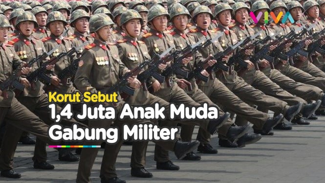 SIAP PERANG! KIM JONG UN Sebut 1,4 Anak Muda Gabung Militer