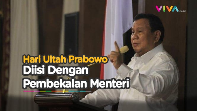 Ulang Tahun, Prabowo Arahkan Calon Menteri Soal Ini