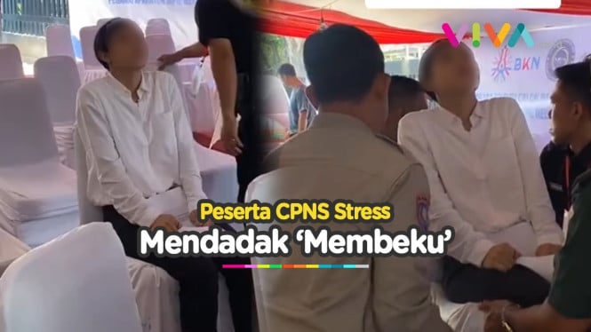 PANIK! Ikut Tes CPNS, Wanita Ini Tiba-tiba 'Membeku'