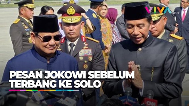 Pesan 'Pamungkas' Jokowi untuk Prabowo Sebelum Menuju Solo