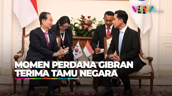 Gaya Wapres Gibran Terima Kunjungan PM Korea Selatan