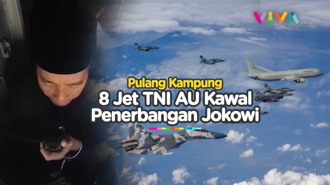 Pesan Jokowi yang Menyentuh dari Atas Langit Saat Dikawal