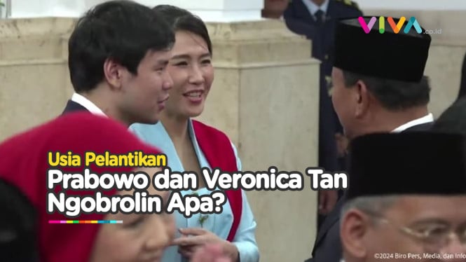 Momen Akrab Presiden Prabowo Bareng Wamen PPPA Veronica Tan