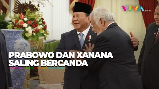 Hangatnya Pertemuan Presiden Prabowo Bersama Xanana Gusmao