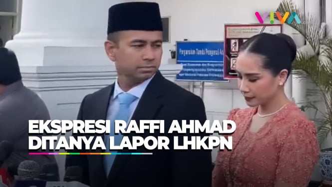 Usai Dilantik, Raffi Ahmad 'Tampak Ragu' Saat Ditanya LHKPN