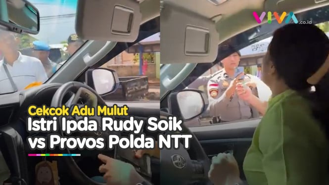 PANAS! Istri Rudy Soik Cekcok dengan Provos Polda NTT