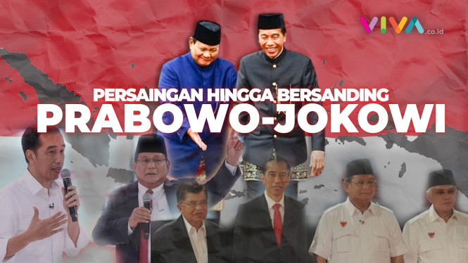 Dulu Bersaing Kini Bersanding, Perjalanan Prabowo dan Jokowi