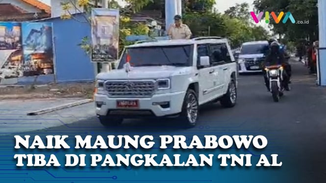 Tiba di Adisutjipto, Prabowo Lanjut Naik Maung ke Magelang