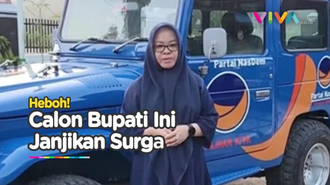 Bak Wakil Tuhan, Calon Bupati Ini Janjikan Surga Via Nyoblos