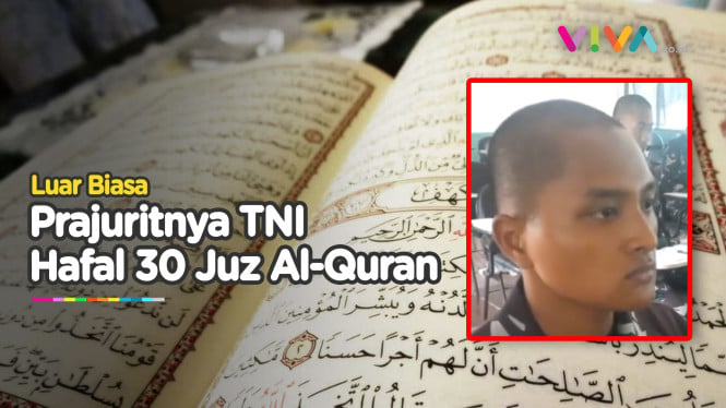 Prajurit TNI Asal Jombang Hafal 30 Juz Al-Quran, Dites..