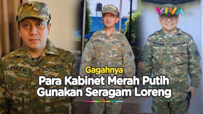 Dari Bahlil sampai Bima Arya, Gagahnya Pakai Baju Loreng