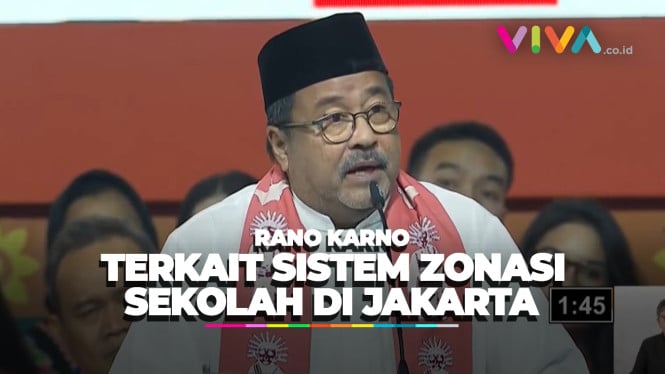 Rano Karno : Sistem Zonasi Masih di Butuhkan