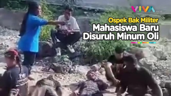 Viral Ospek Mahasiswa Bak Latihan Militer