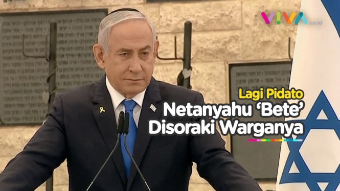 Reaksi Netanyahu 'Ditelanjangi' Warga Israel Saat Pidato