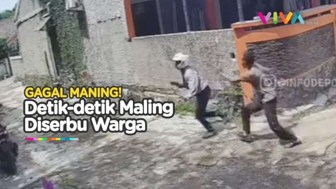 APES! Niat Maling Malah Pancing Kesigapan Satpam dan Warga