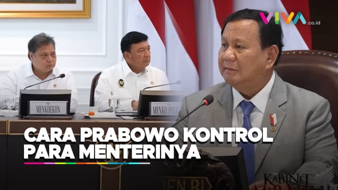 Jurus Jitu Presiden Prabowo Kontrol Menterinya