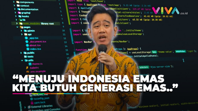 Wapres Gibran Usul Coding Masuk Kurikulum SD-SMP