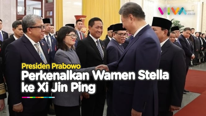 Wamen Stella Dikenalkan Prabowo Dalam Kunjungan China dan AS