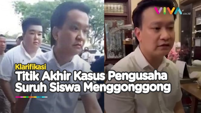 Tampang Melas Pengusaha Surabaya Saat Klarifikasi