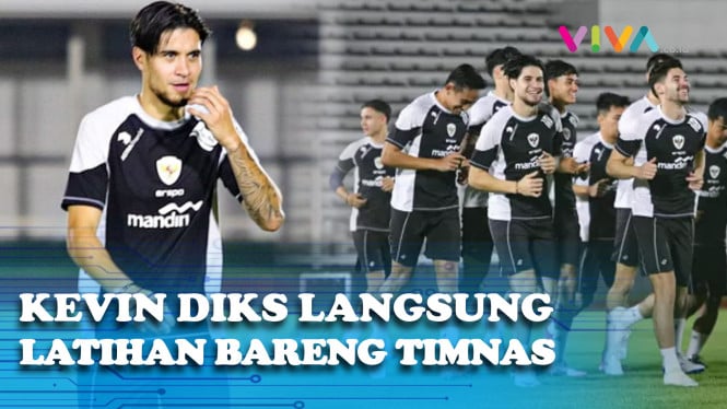 Siap Lawan Jepang! Kevin Diks Latihan Timnas Indonesia