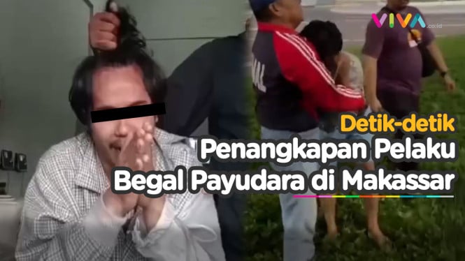 Geger Aksi Begal Payudara di Makassar, Pelaku Ditangkap Warg