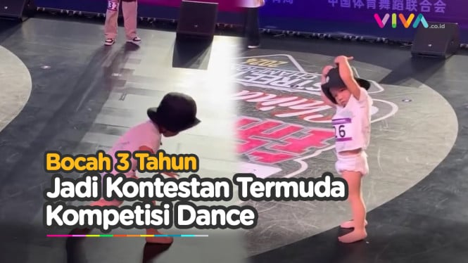 Keren! Bocah 3 Tahun Pamer Skill Breakdance di Street Dance