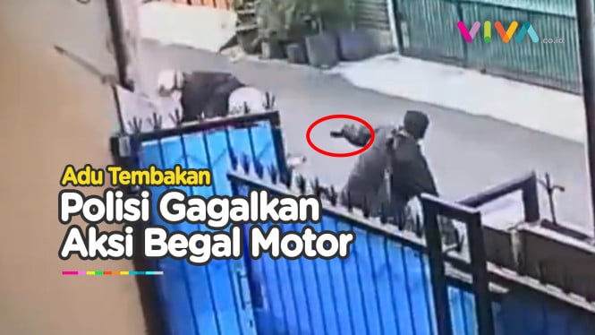 DETIK-DETIK Polisi Ditembak Maling Saat Proses Penangkapan