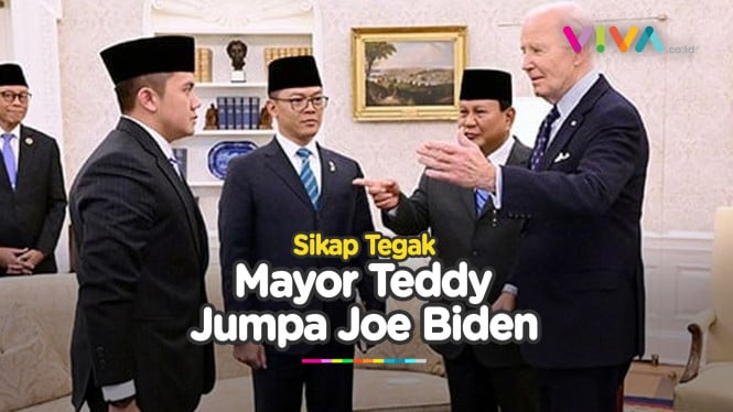 Prabowo Kenalkan Mayor Teddy Kepada Joe Biden