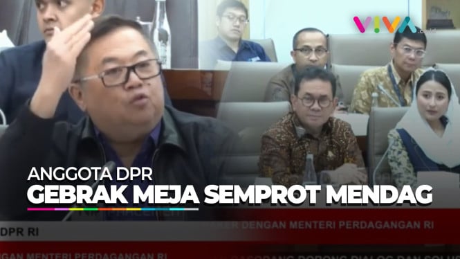 Anggota Dewan PDIP Gebrak Meja Cecar Mendag