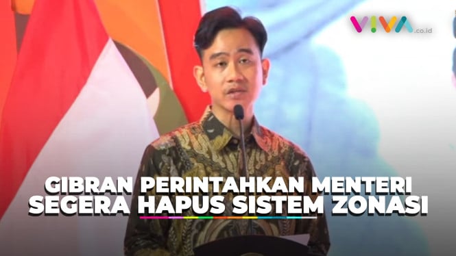 Gibran Minta Zonasi Sekolah Harus Dihilangkan