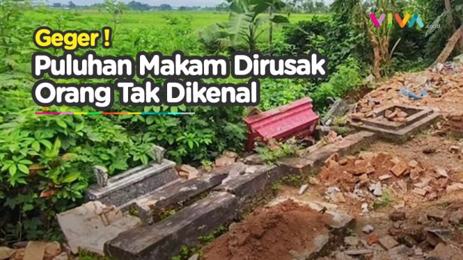 Heboh! Puluhan Makam di Banyuwangi Rusak