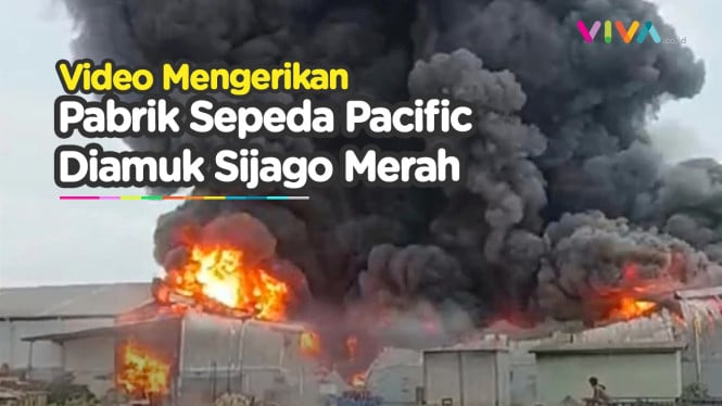 Pabrik Sepeda Pacific di Semarang Dilalap Si Jago Merah