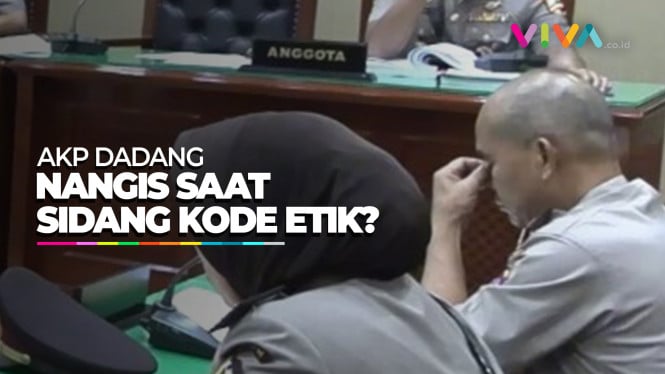 AKP Dadang Bak Usap Mata Saat Sidang Kode Etik