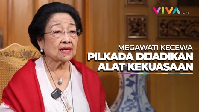 Megawati Kecewa Pilkada Jadi Alat Kekuasaan