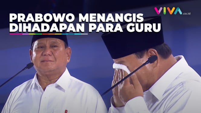 Tangisan Tumpah, Prabowo Geregetan Bahas Korupsi di Indonesi