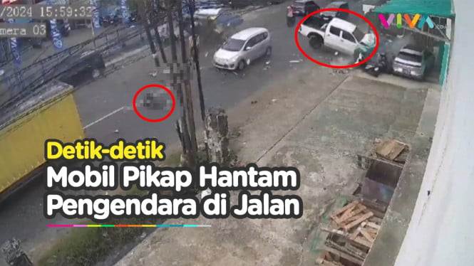 Gacor! Mobil Pikap Babat Sejumlah Pengendara Cipondoh