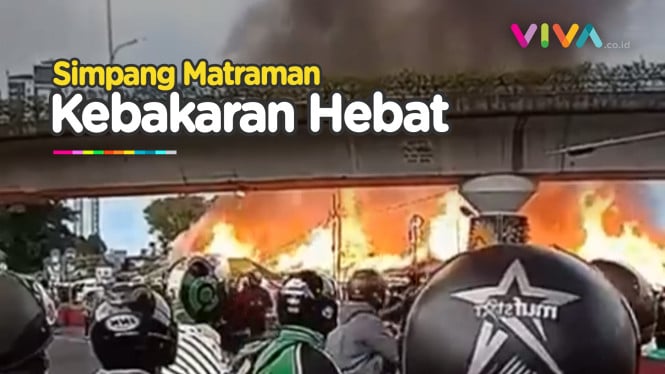 Simpang Matraman Dilahap Si Jago Merah, 1 Orang Meninggal