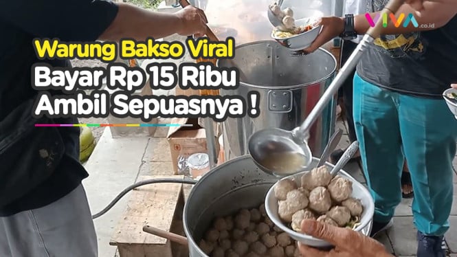 Laris Manis! Bakso Prasmanan Habiskan 1 Kwintal Daging